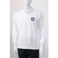 Sport Long Sleeve White BSHS Polo