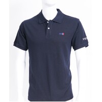 Mens Supporter Navy Polo 