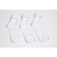 Socks White Anklet 3 Pack