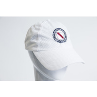 Sport White Mesh Cap