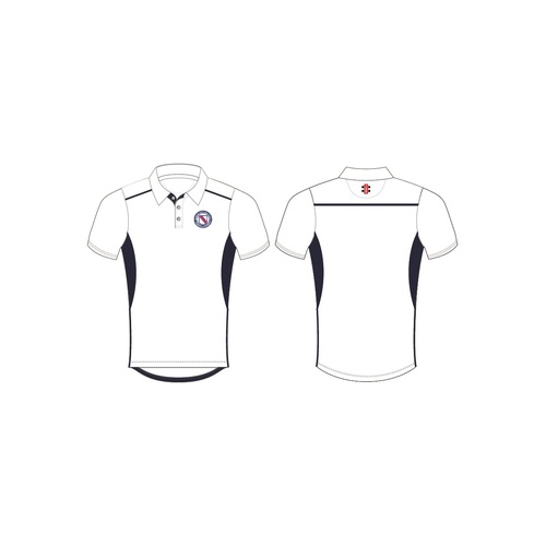 Cricket  Short Sleeved Polo Size 2XS Logo
