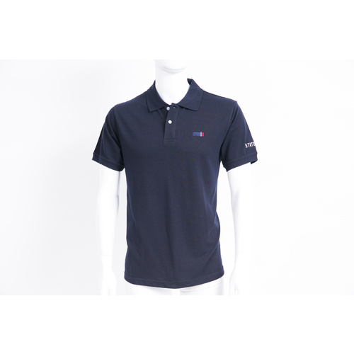 Mens Supporter Navy Polo  [Size: XS]