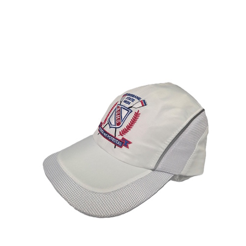 Rowing White Reflective Cap